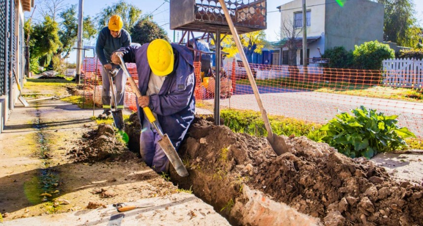 La Josefa: avanza la obra de ampliación de la red de gas natural   