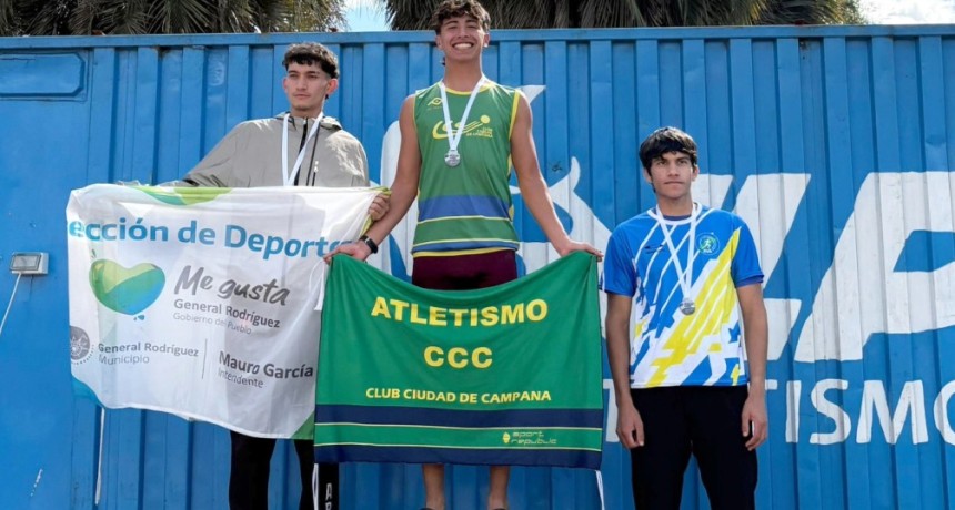 Atletas del Club Ciudad de Campana se destacaron en el Provincial U20