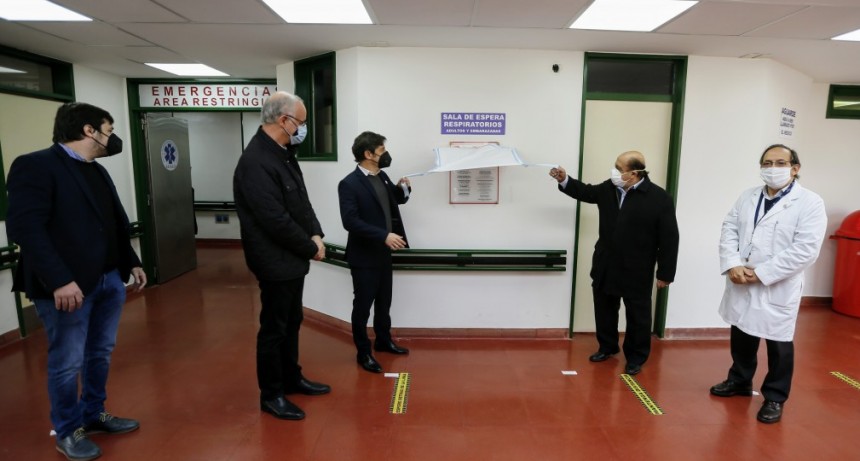 Kicillof participó de la inauguración del Servicio de Emergencia y Terapia Intensiva del Hospital Evita Pueblo de Berazategui