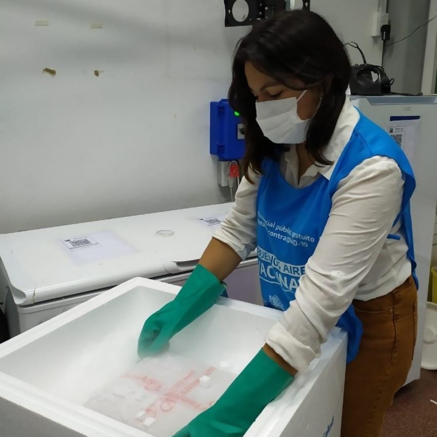 Envío récord de vacunas para Campana