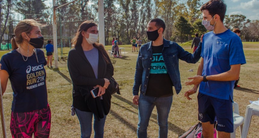 Elisa Abella acompañó el comienzo de la etapa local de los Juegos Bonaerenses 2021