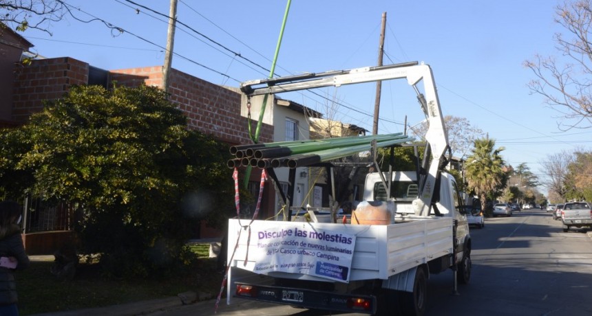   Plan de reconversión del alumbrado público: ya se instalaron 56 luces LED