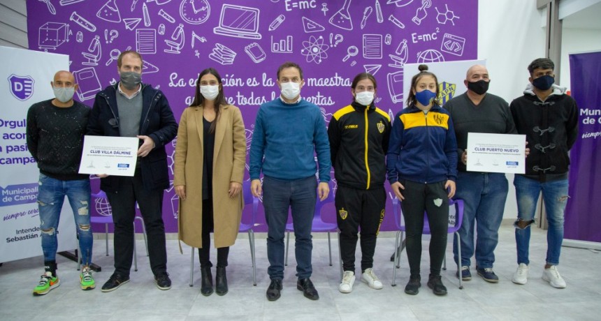 Jugadores de Villa Dálmine y Club Puerto Nuevo podrán terminar la secundaria