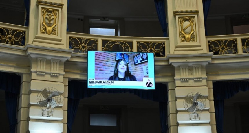 Soledad Alonso sumó dos Proyectos de Ley aprobados en Cámara de Diputados