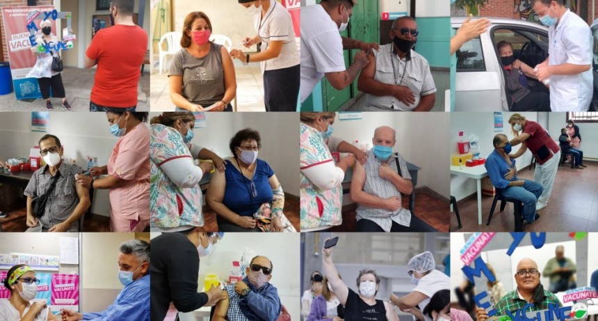 Más del 62 % de los inscriptos ya recibió al menos una dosis de vacuna contra el COVID-19