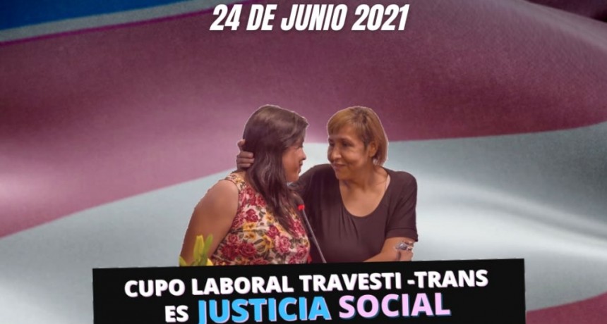 Es ley el Cupo Laboral Travesti-Trans  Por Soledad Alonso