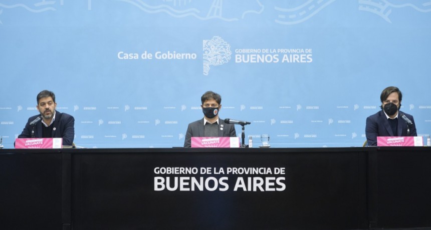SITUACIÓN EPIDEMIOLÓGICA  Kicillof anunció vacunación libre para todos los grupos priorizados 