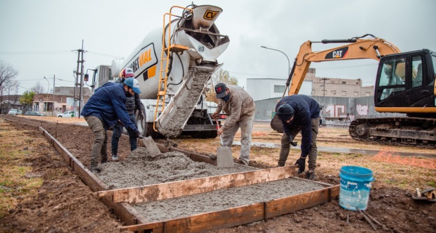 Comenzó la construcción de la bicisenda que unirá la nueva Costanera y el Campito de Siderca