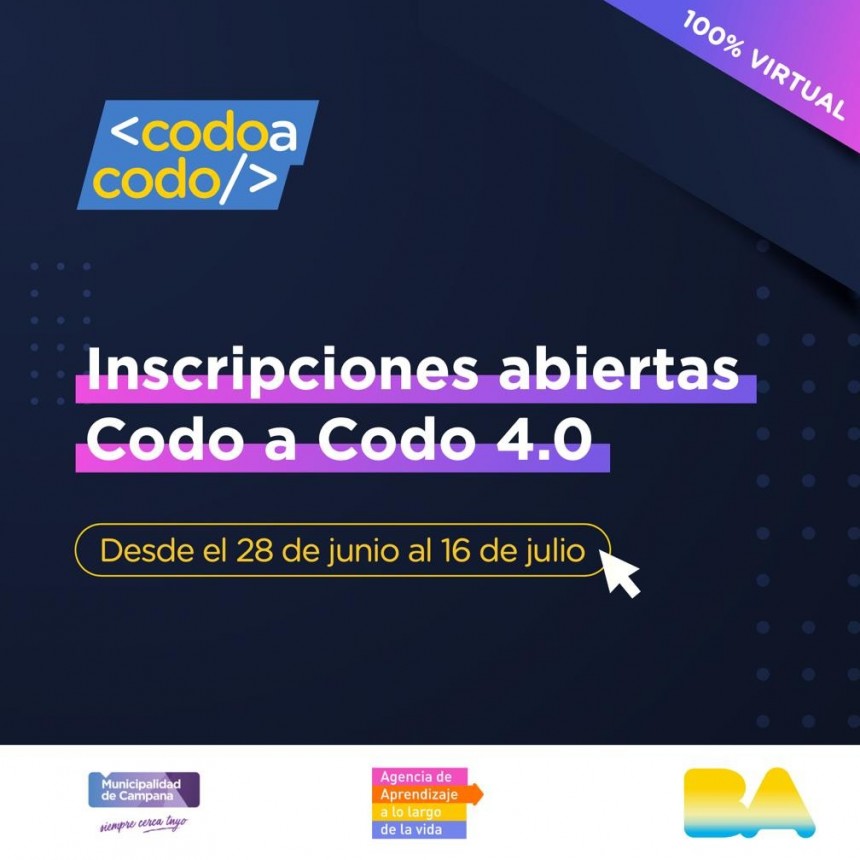 Elisa Abella lanzó el programa virtual y gratuito “Codo a Codo 4.0”