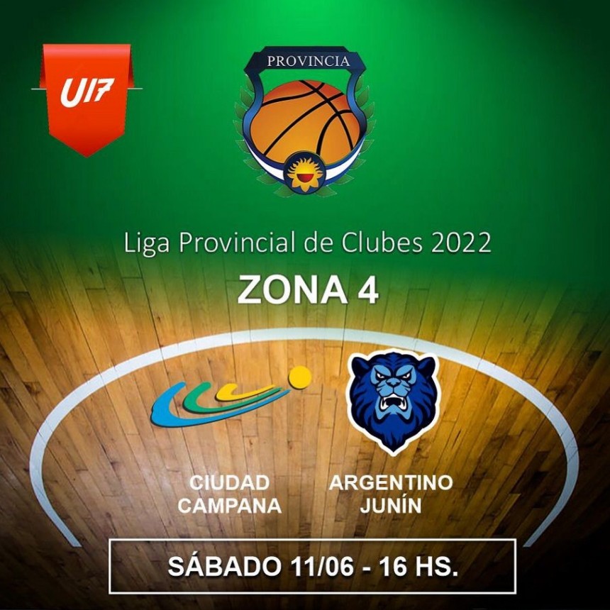 Los U17 de Ciudad de Campana juegan como local