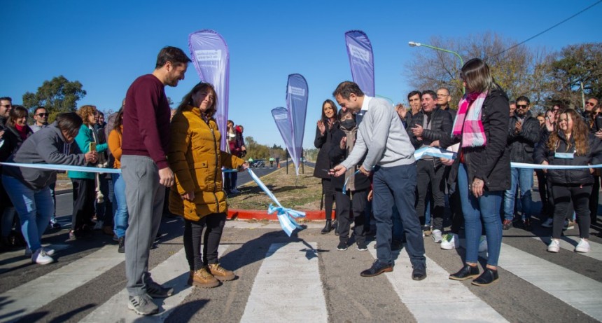 Se inauguró la primera etapa de la ampliación de la Avenida Raúl Alfonsín