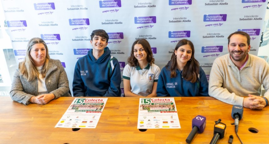 Este s&aacute;bado 6 se realizar&aacute; la 15&deg; Colecta Alimentaria del Colegio Padre An&iacute;bal Di Francia