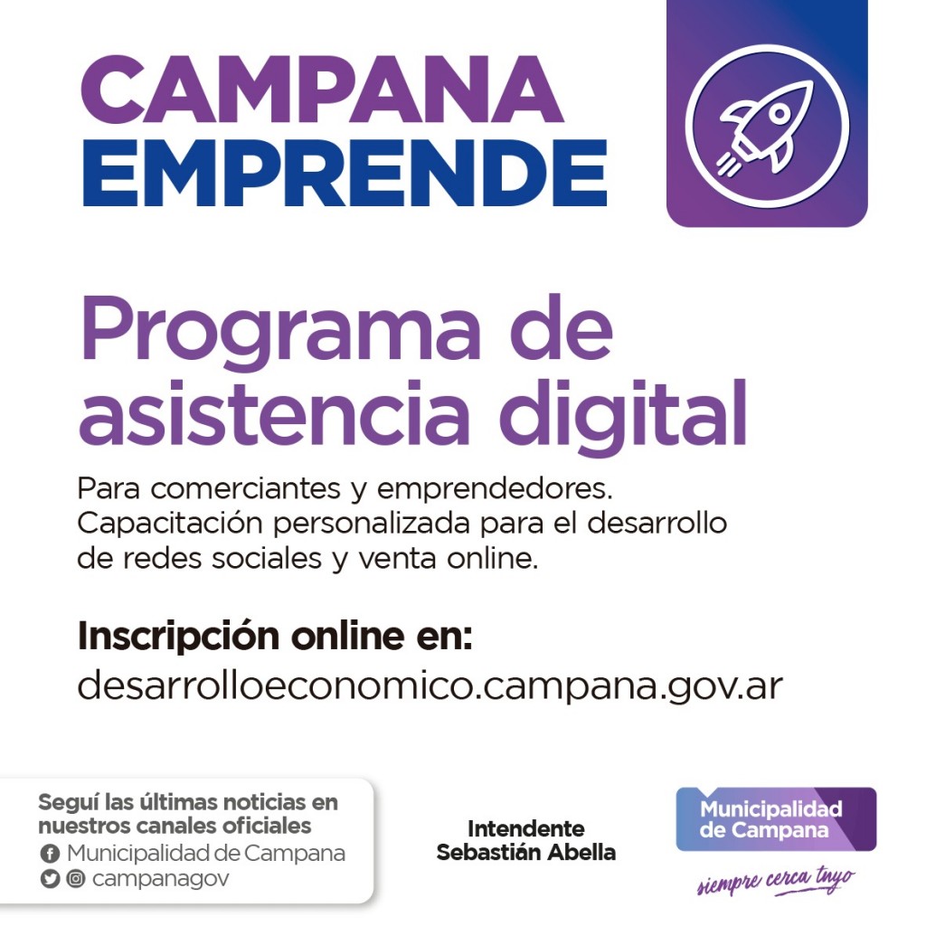 El Municipio lanza la inscripción para el programa de asistencia digital 