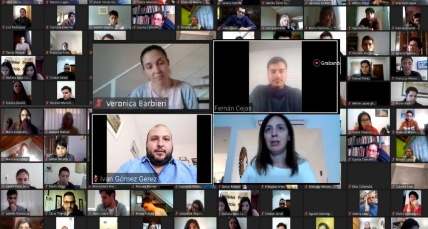 Jóvenes del PRO compartieron una videoconferencia con María Eugenia Vidal