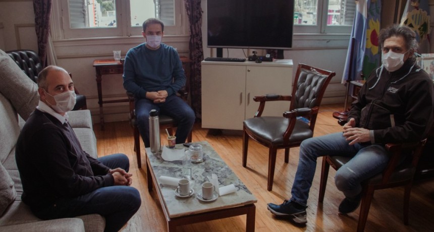 El Intendente se reunió con el nuevo jefe de la Aduana de Campana