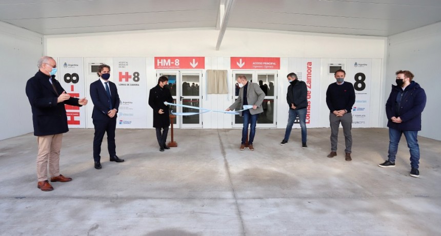 Kicillof participó de la inauguración del Hospital Modular de Villa Fiorito