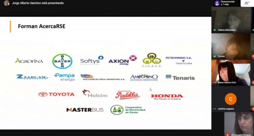 El grupo AcercaRSE realizó una jornada de capacitación virtual para docentes