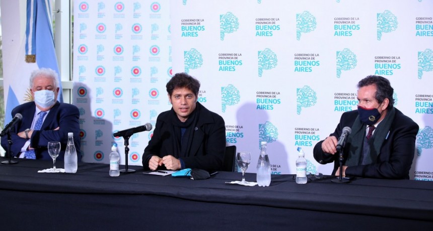 Kicillof presentó un programa para la atención de pacientes leves de COVID en albergues extrahospitalarios