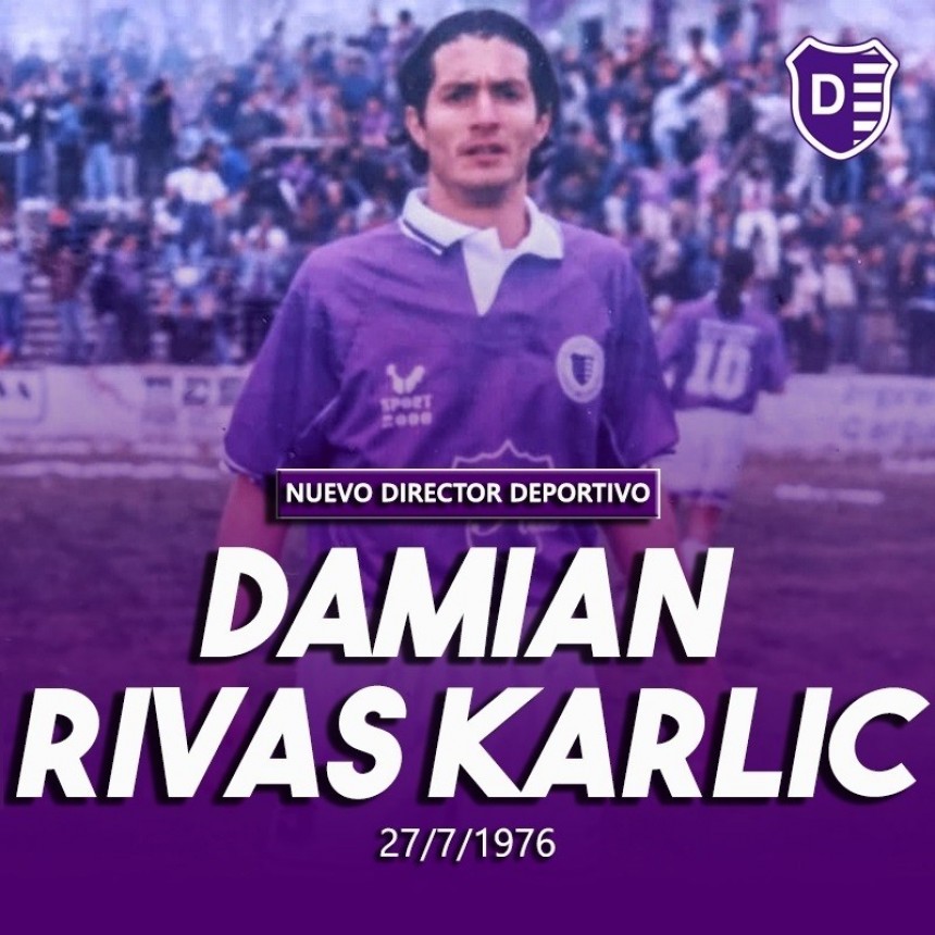 Damián Rivas Karlic nuevo director deportivo del Club Villa Dálmine