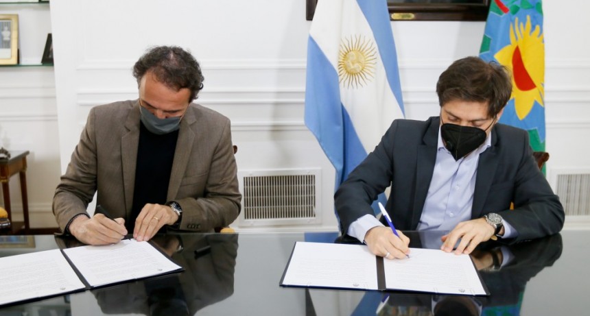 La Provincia firmó convenios con Nación para obras viales y de agua y saneamiento en más de 40 municipios