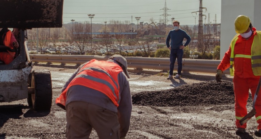 Repararon y habilitaron el puente de Ruta 6 y Mitre 