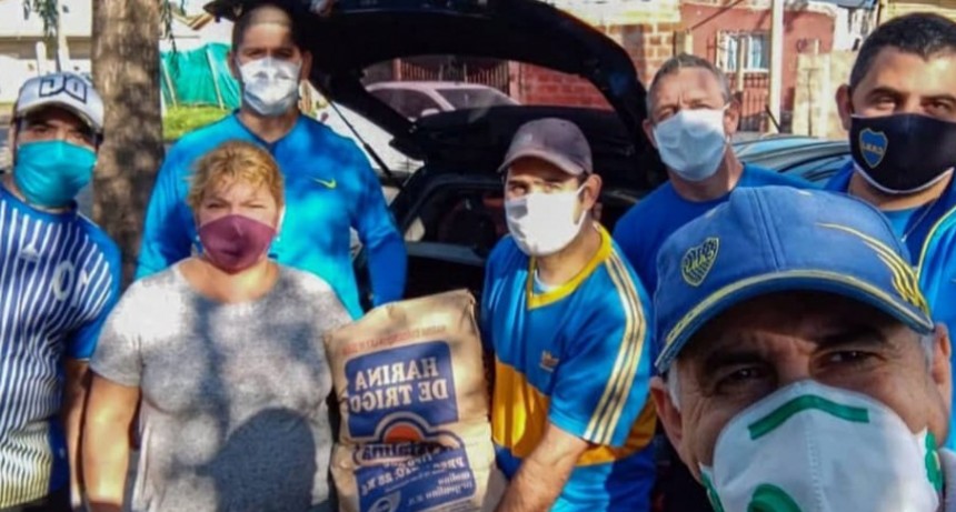 ACTIVIDAD COMUNITARIA HOY DE LAS PEÑAS DE BOCA DE CAMPANA Y ZARATE