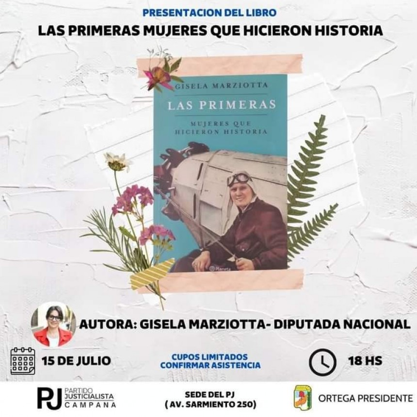 INVITADA POR CARLOS ORTEGA, HOY ESTARÁ EN CAMPANA LA DIPUTADA PORTEÑA GISELA MARZIOTTA