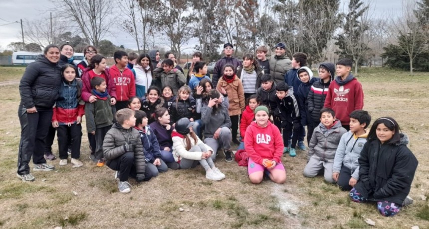 Los alumnos de la Escuela Municipal de Softbol compartieron un encuentro