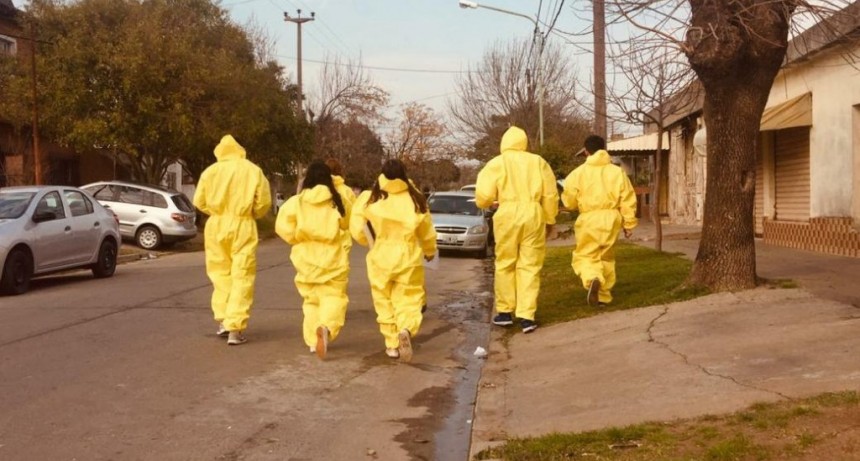 COVID-19: el Municipio realizó controles sanitarios en el barrio Del Pino