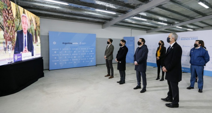 Kicillof inauguró junto al presidente Alberto Fernández nuevas obras para el sistema penitenciario