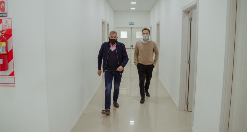 El Intendente recorrió las instalaciones del Centro Médico Laboral Campana