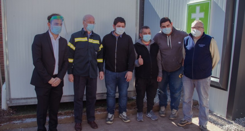 El Intendente reconoció el trabajo del equipo de mantenimiento del Hospital San José