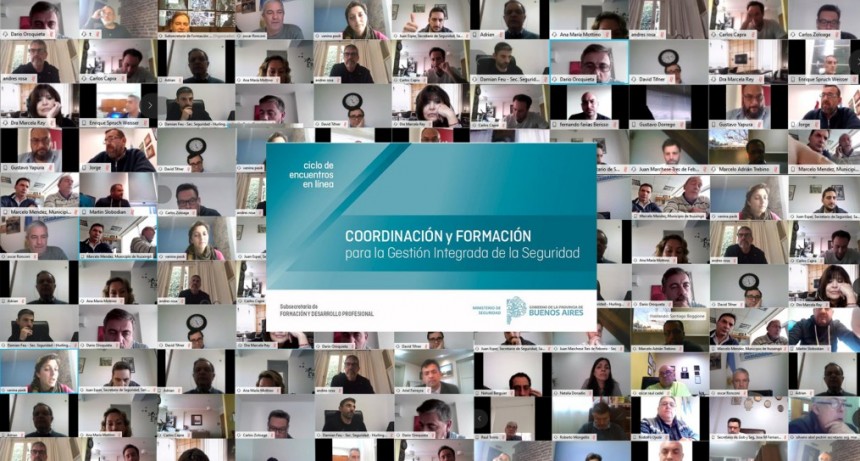 Ciclo Coordinación y Formación para la Gestión Integrada de la Seguridad” con los municipios