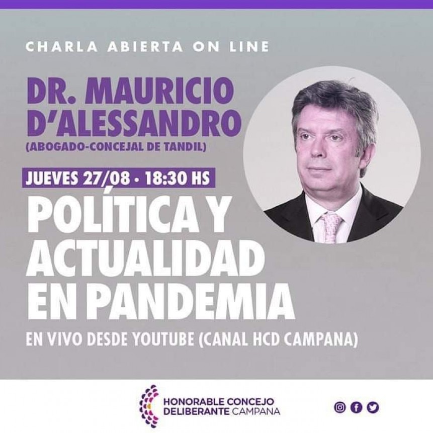 Charla abierta del Doctor Mauricio D'alessandro