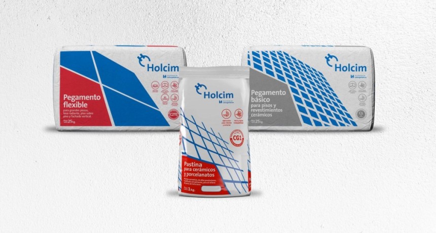  Holcim lanza tres nuevos productos cementicios para cerámicos y porcelanatos    