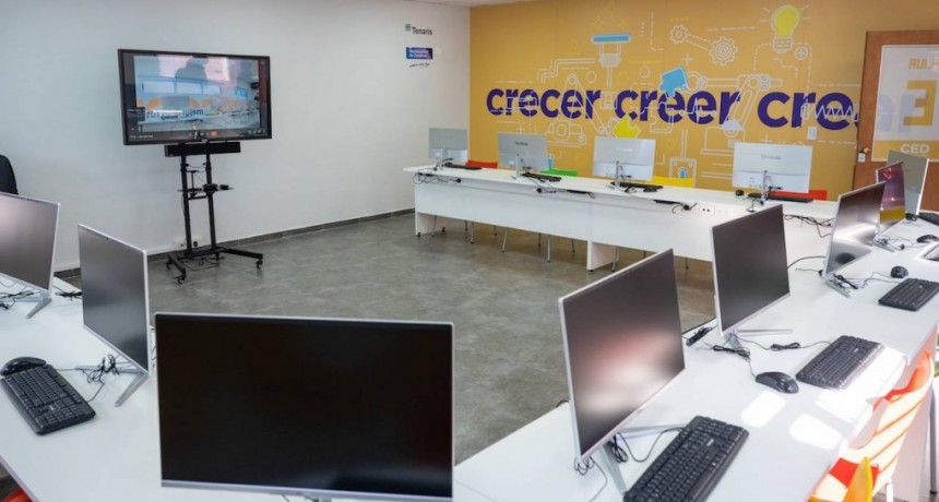 Tenaris inauguró las primeras dos Aulas Tecnológicas de Gen Técnico que construye en la región