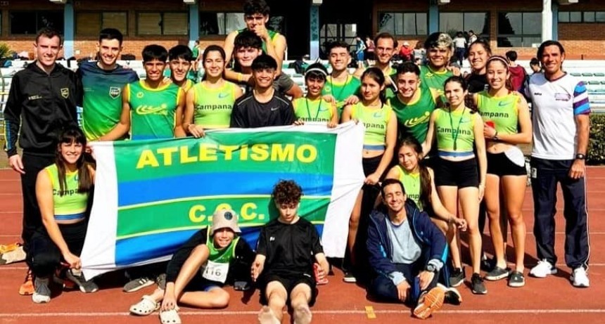 Atletismo: el Club Ciudad de Campana cosechó 21 medallas en el Provincial U23