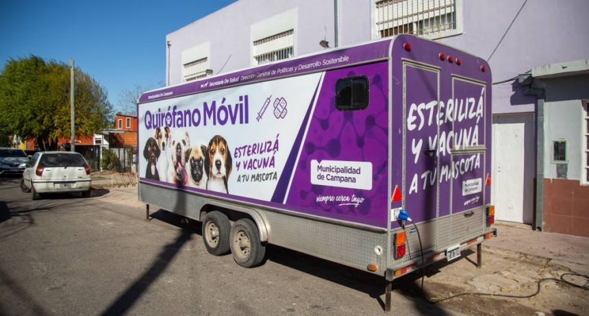 El quirófano móvil estará en el barrio 9 de Julio