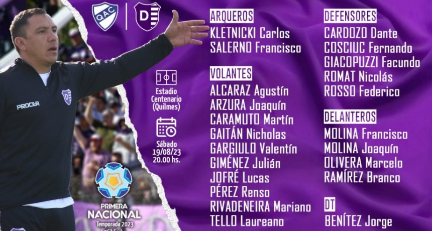 Villa Dálmine a la búsqueda de un nuevo triunfo