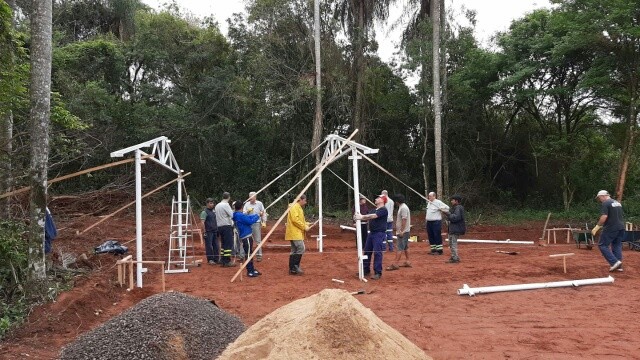 Pan del Alma construye una nueva Escuela Rancho en San Ignacio Misiones