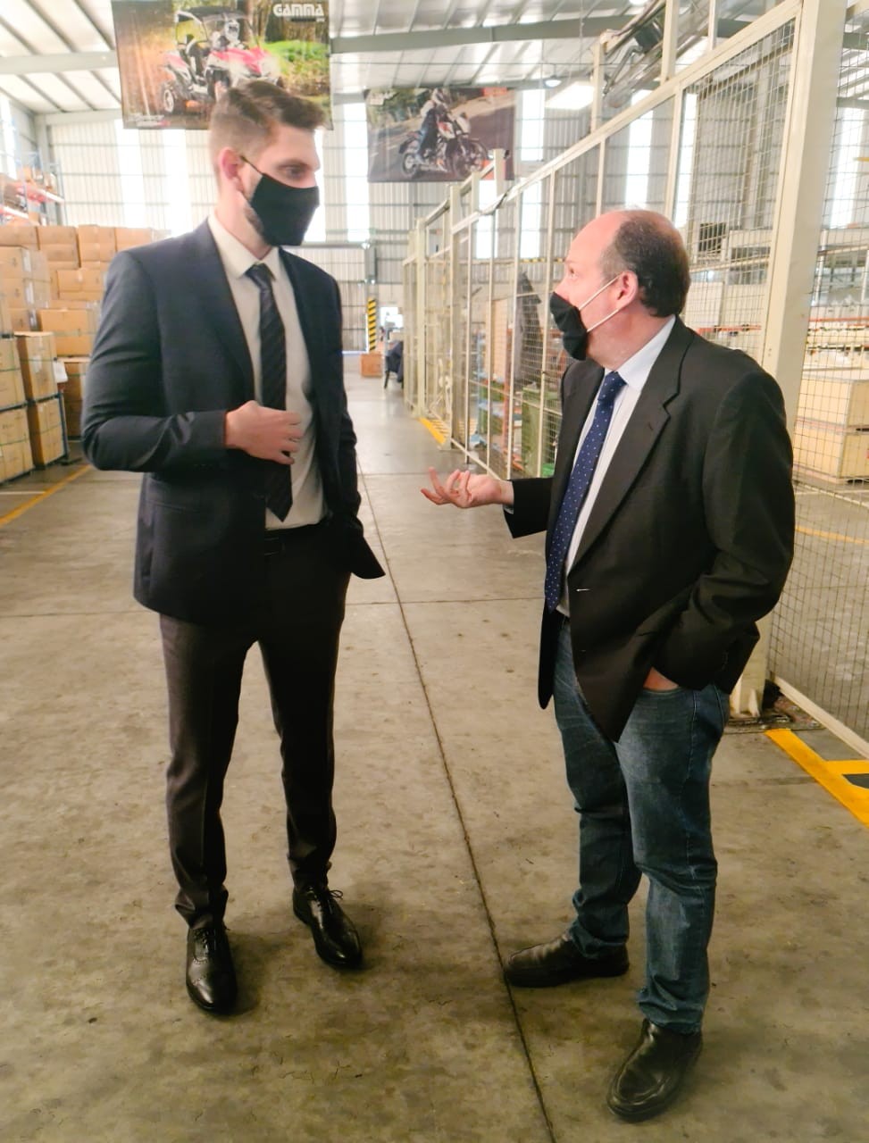 Roses destacó la importancia de la inversión del grupo SIMPA para Campana