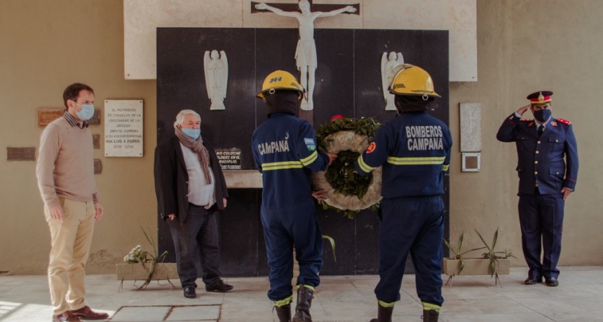 Abella acompañó el 71° aniversario de los Bomberos Voluntarios de Campana  