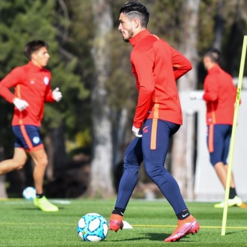 San Lorenzo entrenó en Ezeiza sin su entrenador que dió positivo de Covid-19