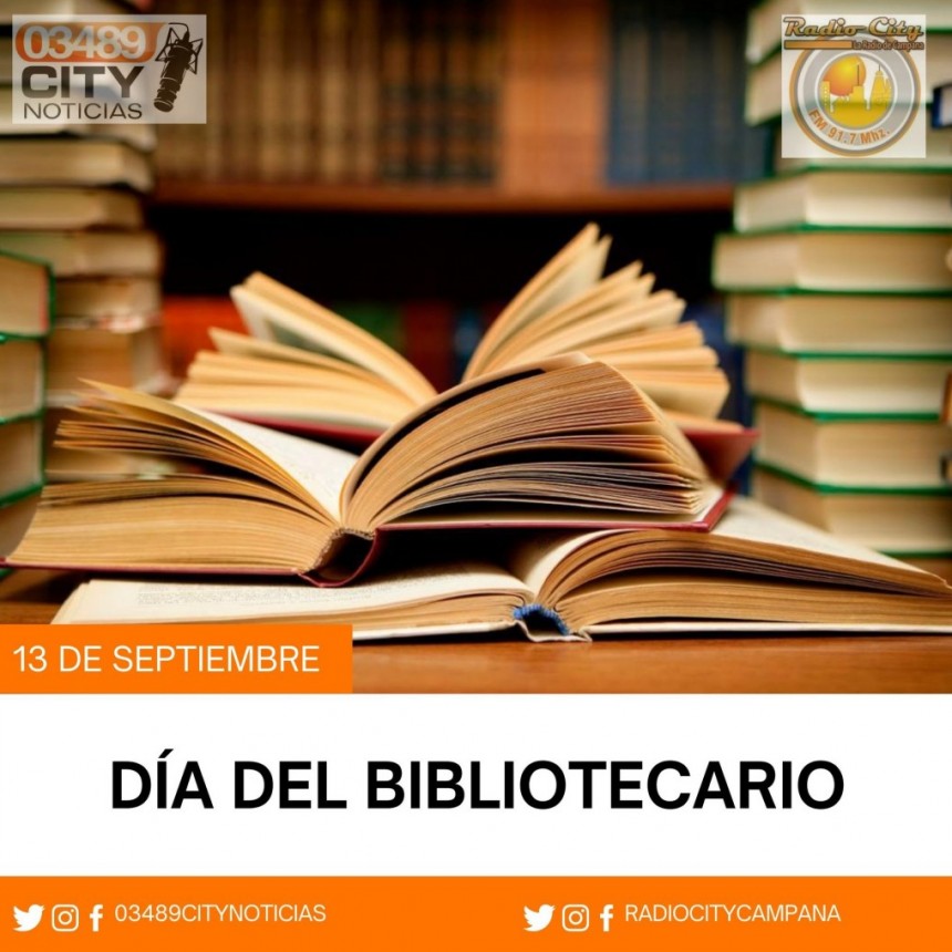 13 DE SETIEMBRE  :  Dia del Biblotecario/a