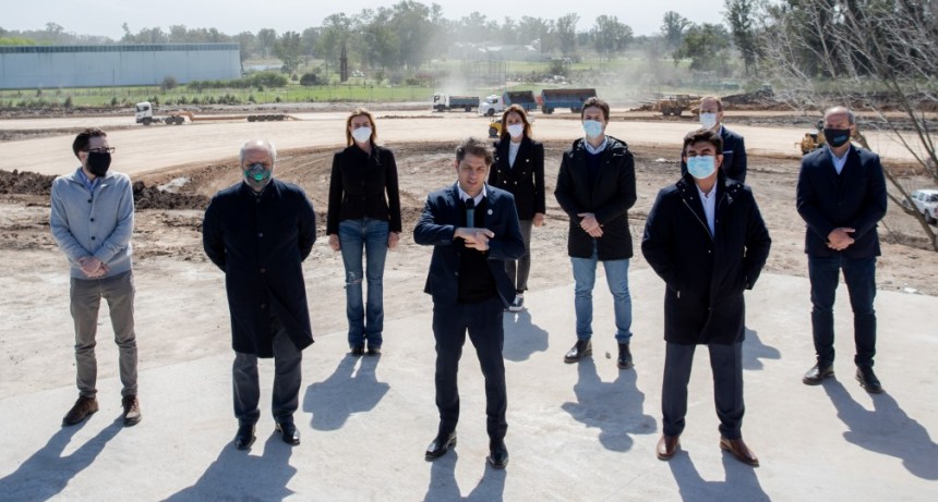 Kicillof participó del anuncio nacional de reactivación de obras públicas