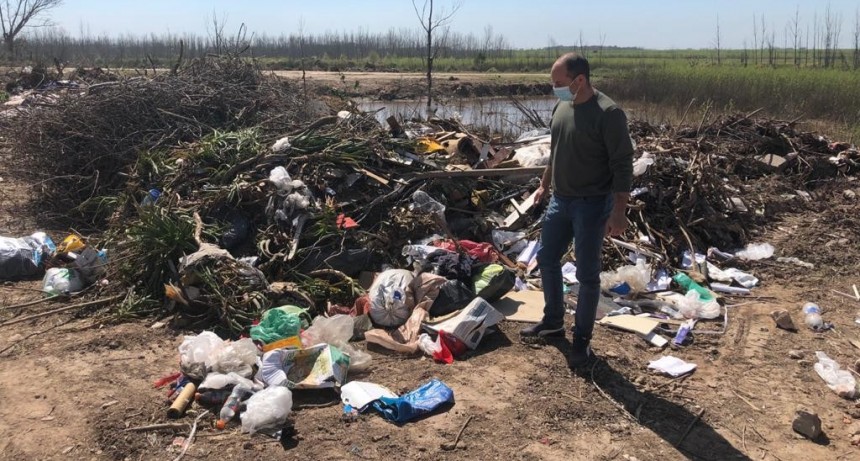 Marco Colella: No vamos a permitir que el Municipio  siga haciendo basurales clandestinos