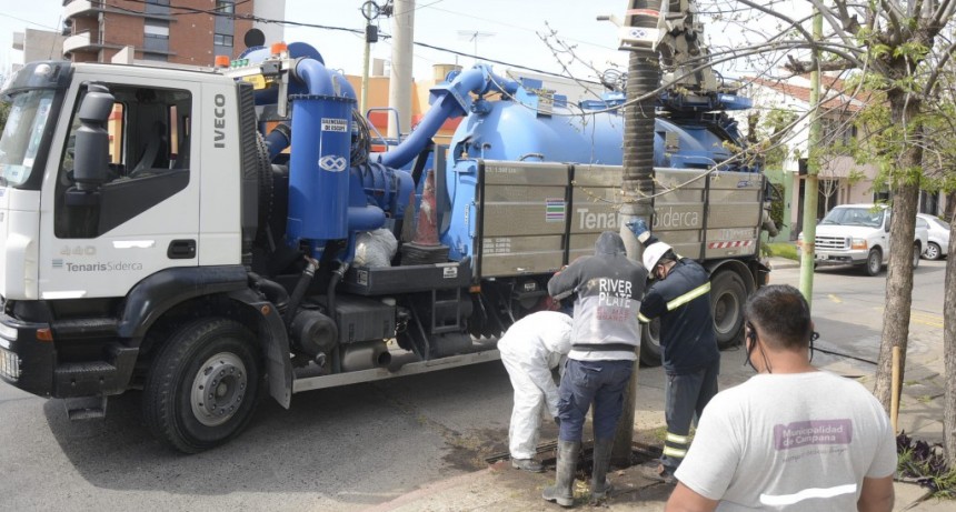 Continúa el plan de limpieza y desobstrucción de los desagües del casco urbano