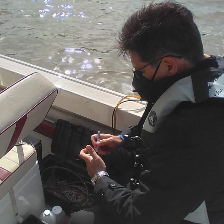 El CICACZ realizó un importante estudio en el curso del Río Paraná de las Palmas