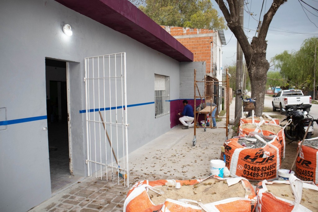 Avanza la puesta en valor de la sociedad de fomento del barrio San Cayetano