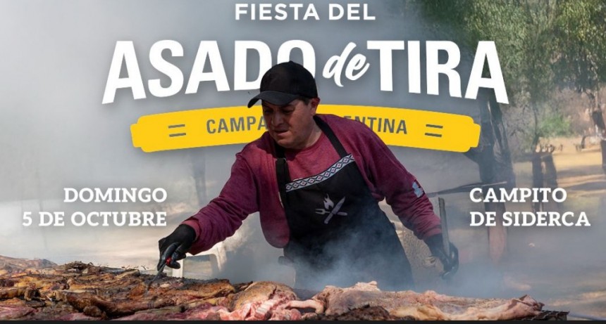 La Fiesta del Asado de Tira será el domingo 5 de octubre en el Campito de Siderca